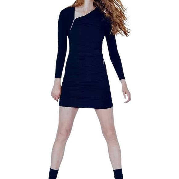 spicy blue cheese dressing Romona Satin Mini Dress main image 0